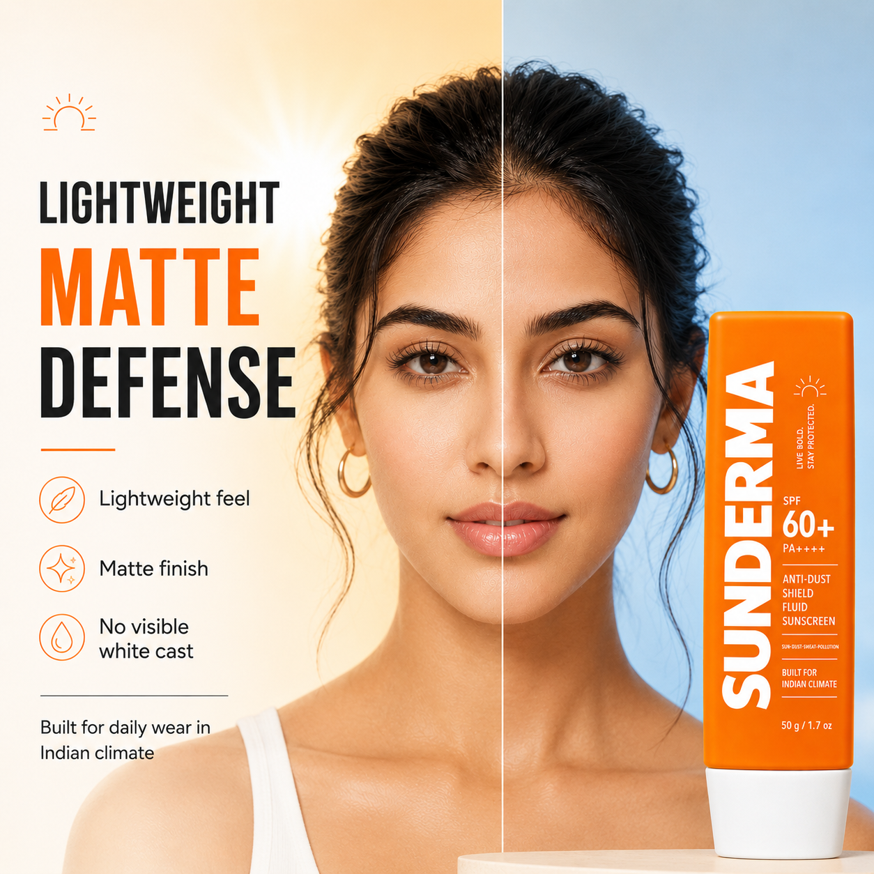 Daily Defense Duo – BOGO Offer | SPF 60+ Sunscreen + Sun Damage Serum