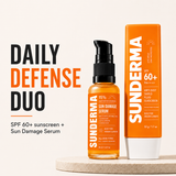 Daily Defense Duo – BOGO Offer | SPF 60+ Sunscreen + Sun Damage Serum