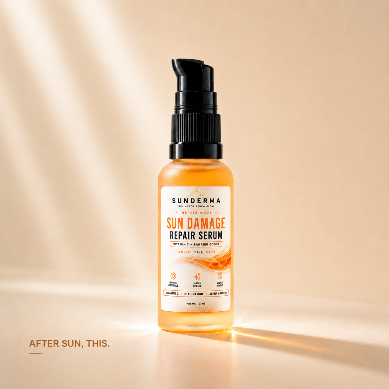 Sun Damage Repair Serum – Brighten, Repair & Restore Barrier