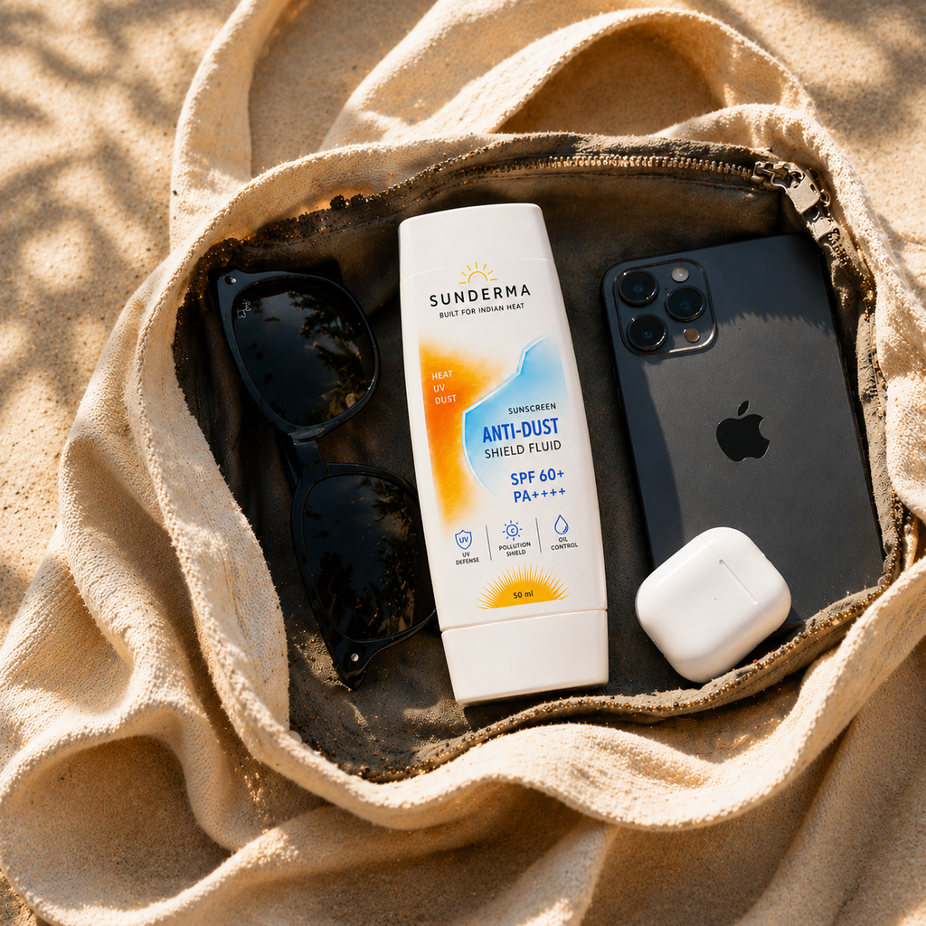 Sunderma Anti-Dust Shield Fluid Sunscreen SPF 60+ PA++++