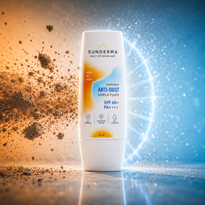 Sunderma Anti-Dust Shield Fluid Sunscreen SPF 60+ PA++++