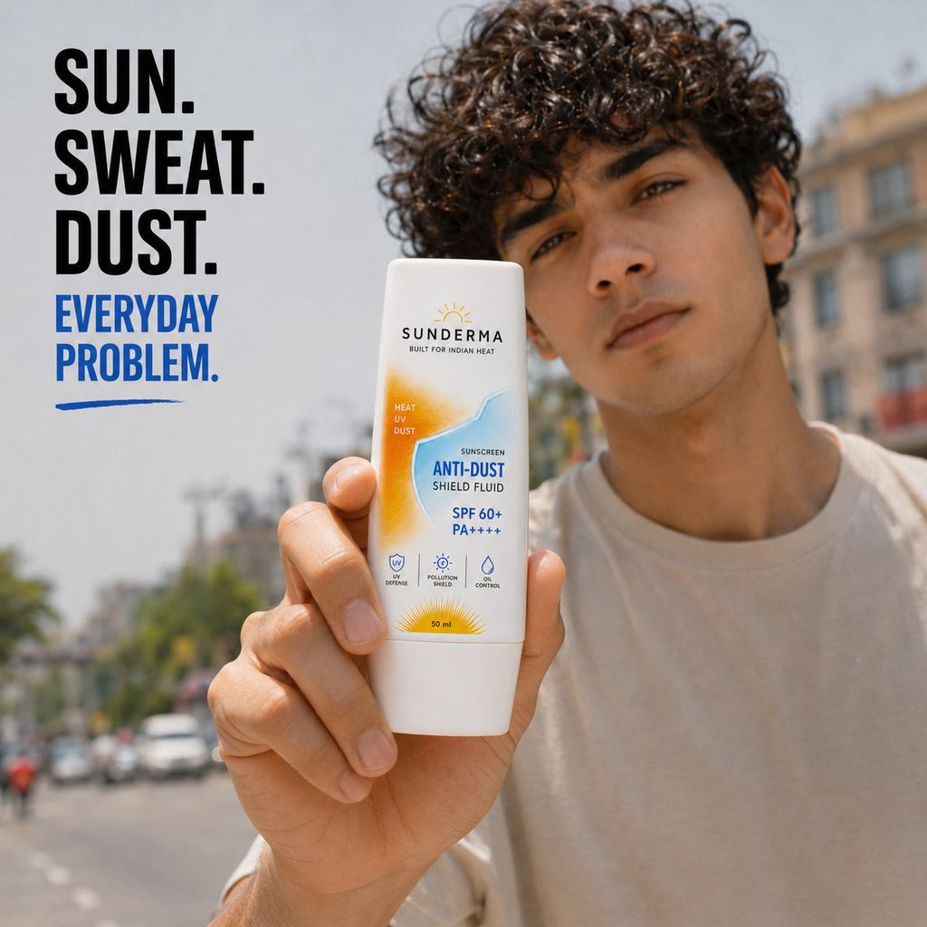 Sunderma Anti-Dust Shield Fluid Sunscreen SPF 60+ PA++++