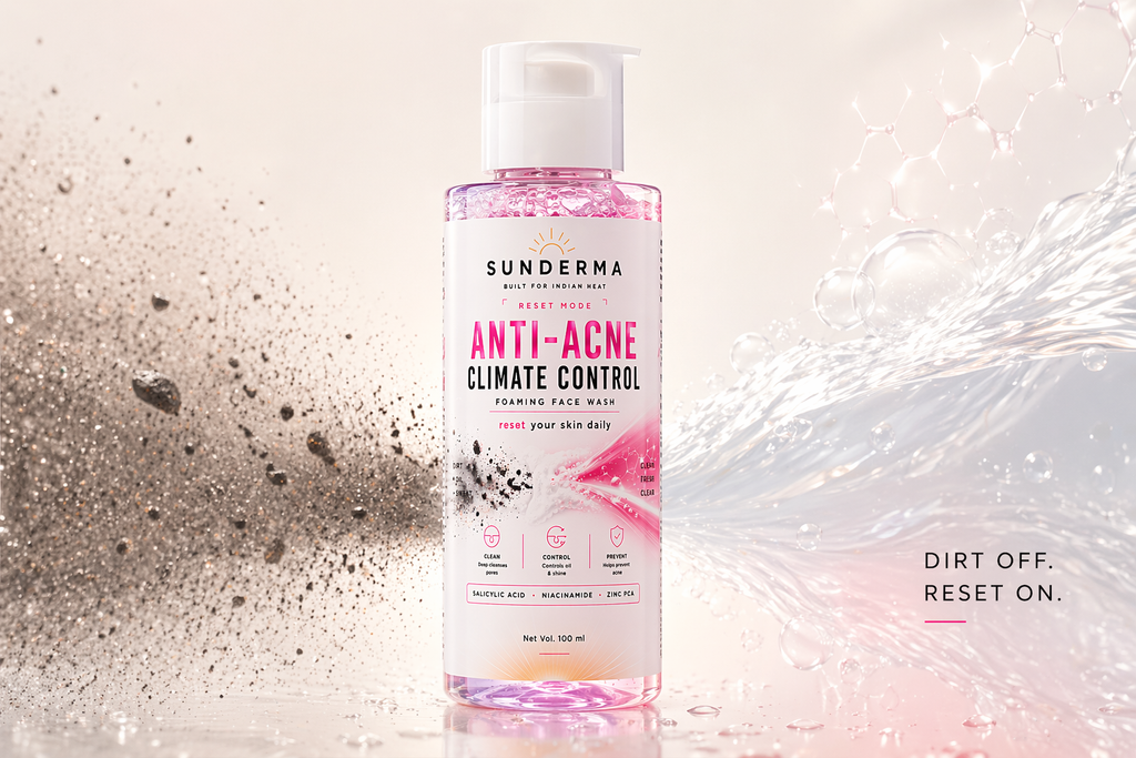 Sunderma Anti-Acne Climate Control Foaming Face Wash
