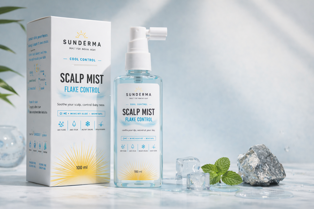 Sunderma Scalp Mist — Flake and Dandruff Control + Instant Cooling