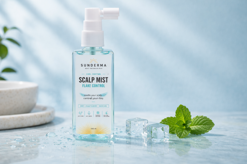Sunderma Scalp Mist — Flake and Dandruff Control + Instant Cooling
