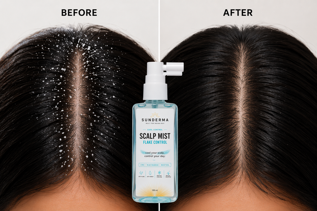 Sunderma Scalp Mist — Flake and Dandruff Control + Instant Cooling