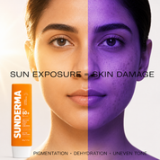 SUNDERMA Anti-Dust Shield SPF 60+ Sunscreen | Lightweight Milky Fluid Sunscreen for Sun, Dust, Sweat & Pollution | 50g