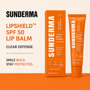 SUNDERMA LipShield™ SPF 50 Lip Balm – Clear Defense