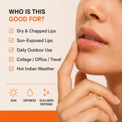 SUNDERMA LipShield™ SPF 50 Lip Balm – Clear Defense